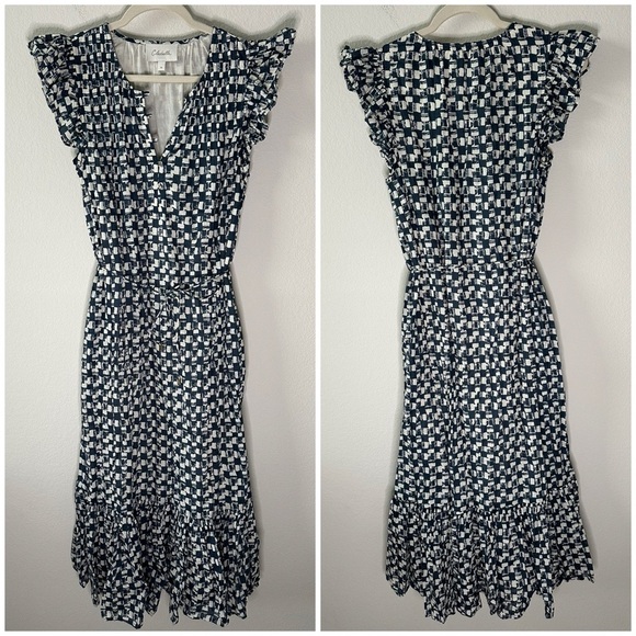 Cleobella Makenna Midi Dress Biarritz SZ M - Picture 2 of 9